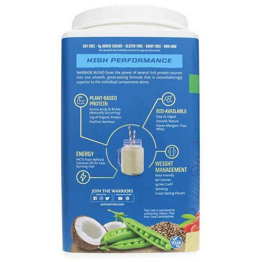 Warrior Blend Organic Protein, SUW
